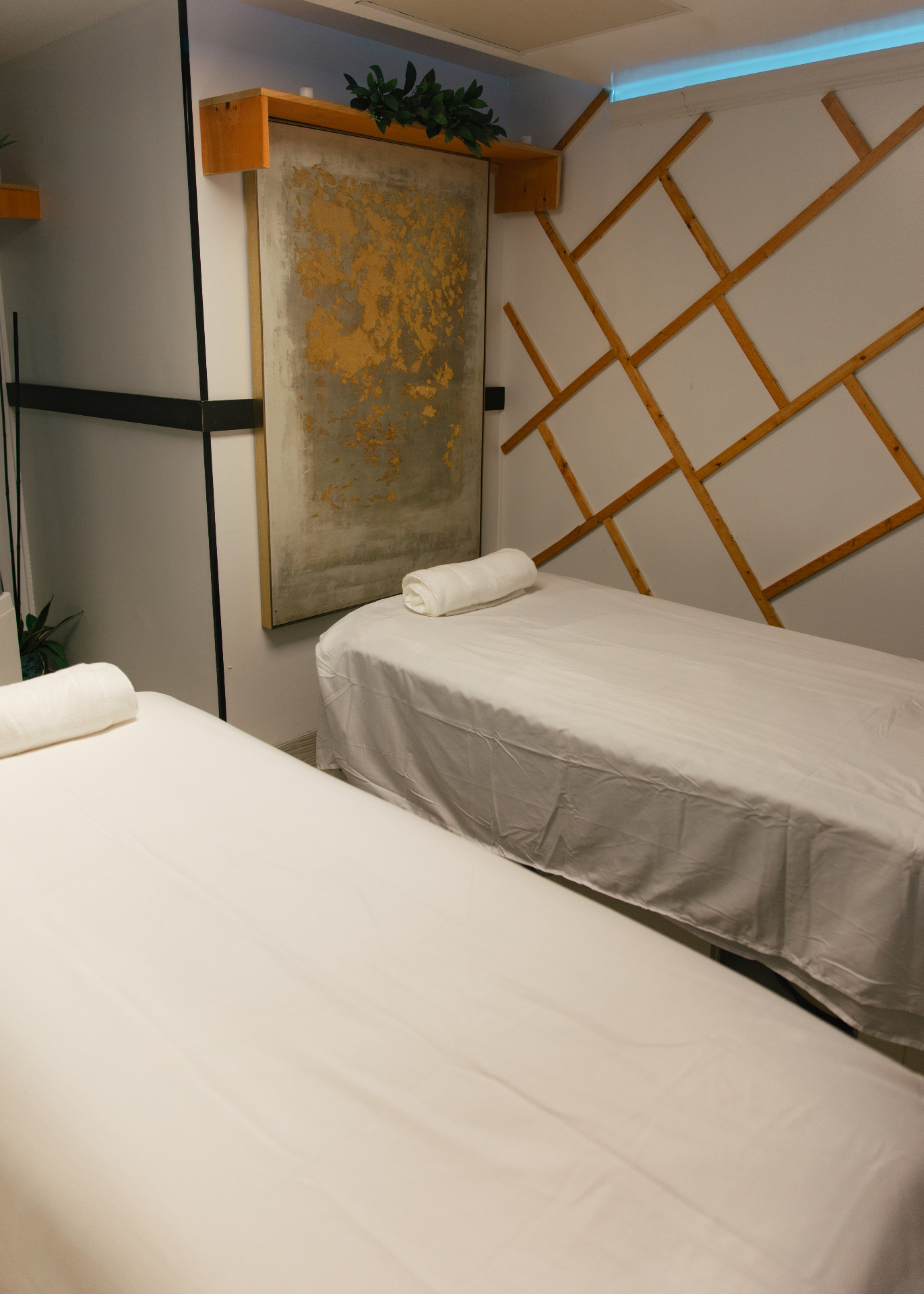 Double treatment room at HBL Spa